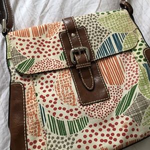 Fossil Vintage Inspired Adjustable Strap Purse